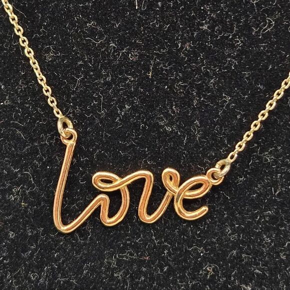 DYADEMA 925 Sterling Silver "Love" Necklace - Picture 8 of 10